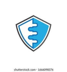 Design für kreative Illustration des Shield-Symbols