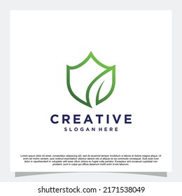 Logo-Design-Vektorgrafik des Schildes
