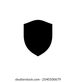 Design des Schild-Symbols. Schutzsymbol. Sicherheitszeichen und -symbol