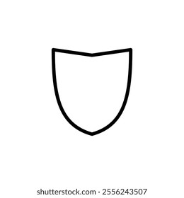 Shield icon logo design. Protection icon. Security sign and symbol
