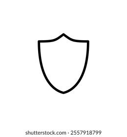 Shield icon logo design. Protection icon. Security sign and symbol