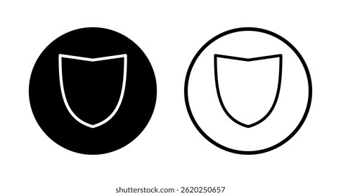 Shield icon logo design. Protection icon. Security sign and symbol