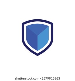 Shield icon logo design vector