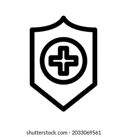 icono de escudo o logotipo símbolo de signo aislado ilustración vectorial - iconos vectoriales de estilo negro de alta calidad

