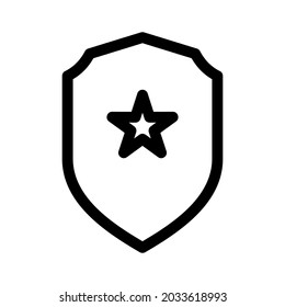 shield icon or logo isolated sign symbol vector illustration - high quality black style vector icons
