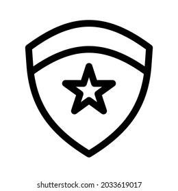 shield icon or logo isolated sign symbol vector illustration - high quality black style vector icons
