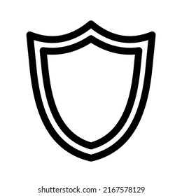 shield icon or logo isolated sign symbol vector illustration - high quality black style vector icons
