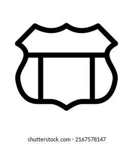 shield icon or logo isolated sign symbol vector illustration - high quality black style vector icons
