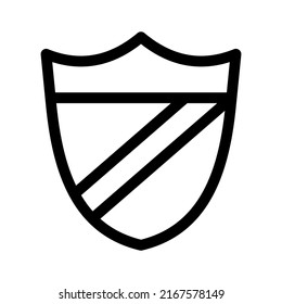shield icon or logo isolated sign symbol vector illustration - high quality black style vector icons
