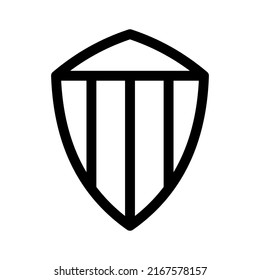 shield icon or logo isolated sign symbol vector illustration - high quality black style vector icons

