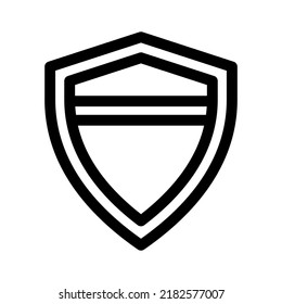 shield icon or logo isolated sign symbol vector illustration - high quality black style vector icons
