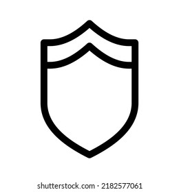 shield icon or logo isolated sign symbol vector illustration - high quality black style vector icons
