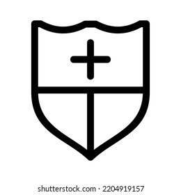 shield icon or logo isolated sign symbol vector illustration - high quality black style vector icons
