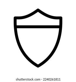 shield icon or logo isolated sign symbol vector illustration - high quality black style vector icons
