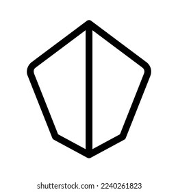 shield icon or logo isolated sign symbol vector illustration - high quality black style vector icons
