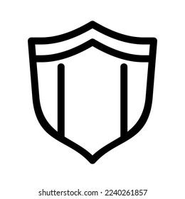 shield icon or logo isolated sign symbol vector illustration - high quality black style vector icons
