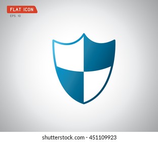 Shield Icon. Logo security company. Shield symbol for your web site design, logo, app, UI. Vector illustration, EPS10.     