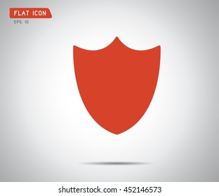 Shield Icon. Logo security company. Shield symbol for your web site design, logo, app, UI. Vector illustration, EPS10.     