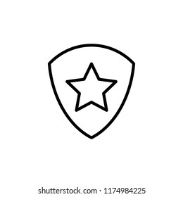 shield icon logo vector illustration