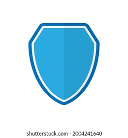 Schildsymbol auf weißem Hintergrund. Perfekte Verwendung für Web, Muster, Design, Icon, ui, ux etc.