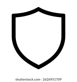 Shield icon on white background vector
Vector cybersecurity icon