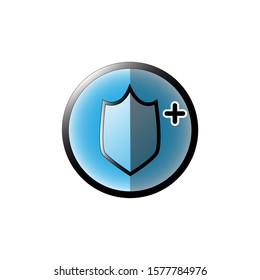 Shield icon, Protection icon concept.
