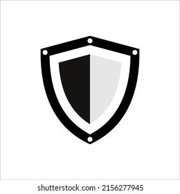 Schildsymbol mit Schutzsymbol-Konzept