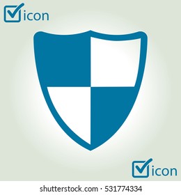 Shield icon. Protection concept. 