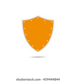 Shield Icon. Protection concept. Vector illustration. Flat icon style