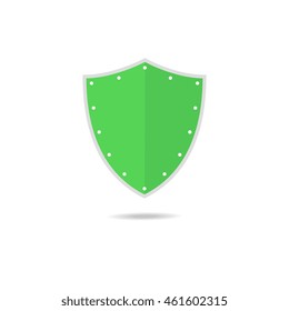Shield Icon. Protection concept. Vector illustration. Flat icon style