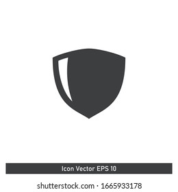 Plantilla de logotipo de elemento de diseño de la protección de iconos de escudo 