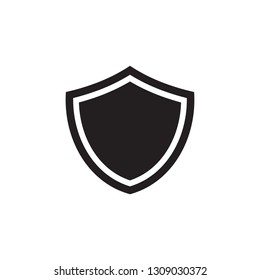 shield icon protection symbol logo template