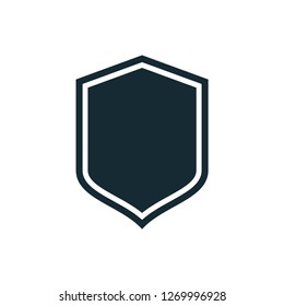 shield icon, protection symbol vector