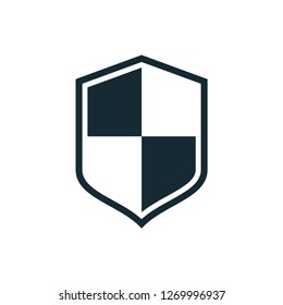 shield icon, protection symbol vector