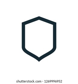 shield icon, protection symbol vector
