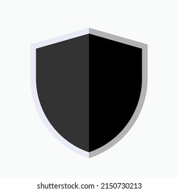 Icono Escudo. Símbolo de protección: vector.