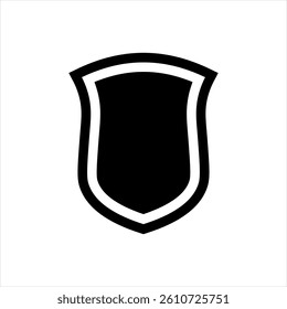 Shield icon or  Protection symbol. Vector
