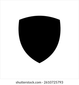 Shield icon or  Protection symbol. Vector
