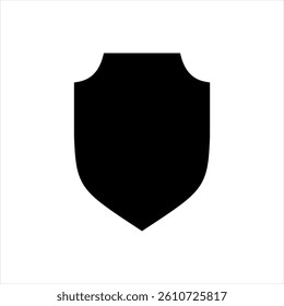 Shield icon or  Protection symbol. Vector
