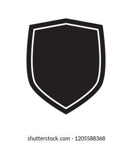 Shield icon. protection icon. vector sign