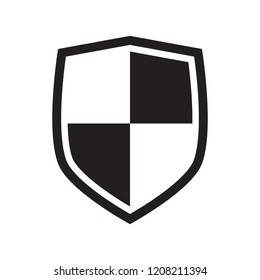Shield icon. Protection icon. vector sign