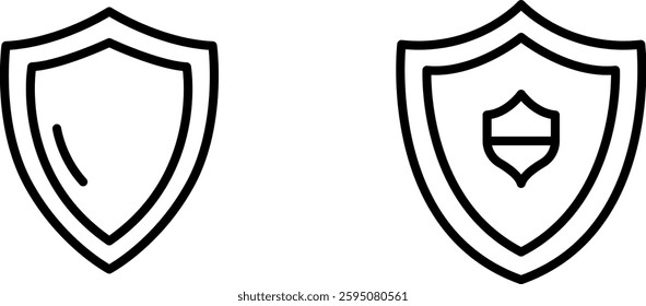 "Shield Icon Representing Protection, Security, and Defense"