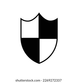 shield icon, safety vector, protection illustration