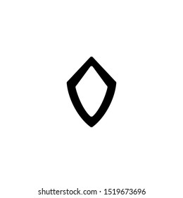 Shield icon. Secure guard symbol