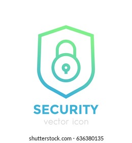 Shield Icon, Security Concept