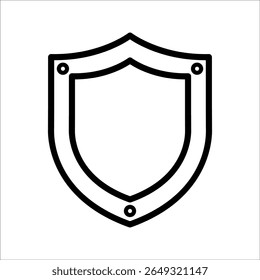 shield icon, Security and protection, safety. Awards and prizes. Interface for mobile software. etc.