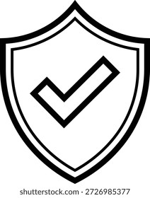 Shield Icon Security Protection stock illustratrion