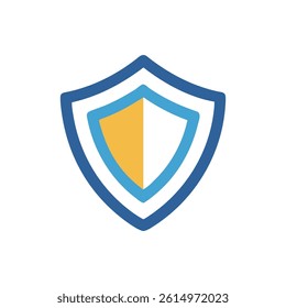 Shield Icon: Security, Protection, and Trust Symbolism Vector Graphic