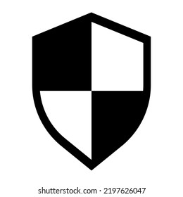 Shield Icon. Security and safety. Firewall and Internet security icon. Vector.