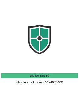 icono de escudo símbolo de seguridad elemento de diseño vectorial eps 10